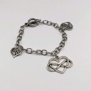 COPY - Stainless Steel Chain Link Bracelet-Stainless Steel Bracelet With Charms